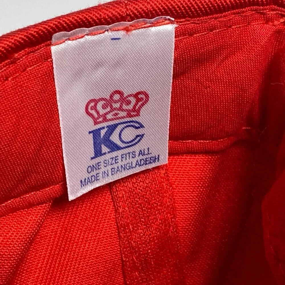 Vintage Jolly Jellies Snapback Trucker Hat Red Rope Detail Promotional Cap